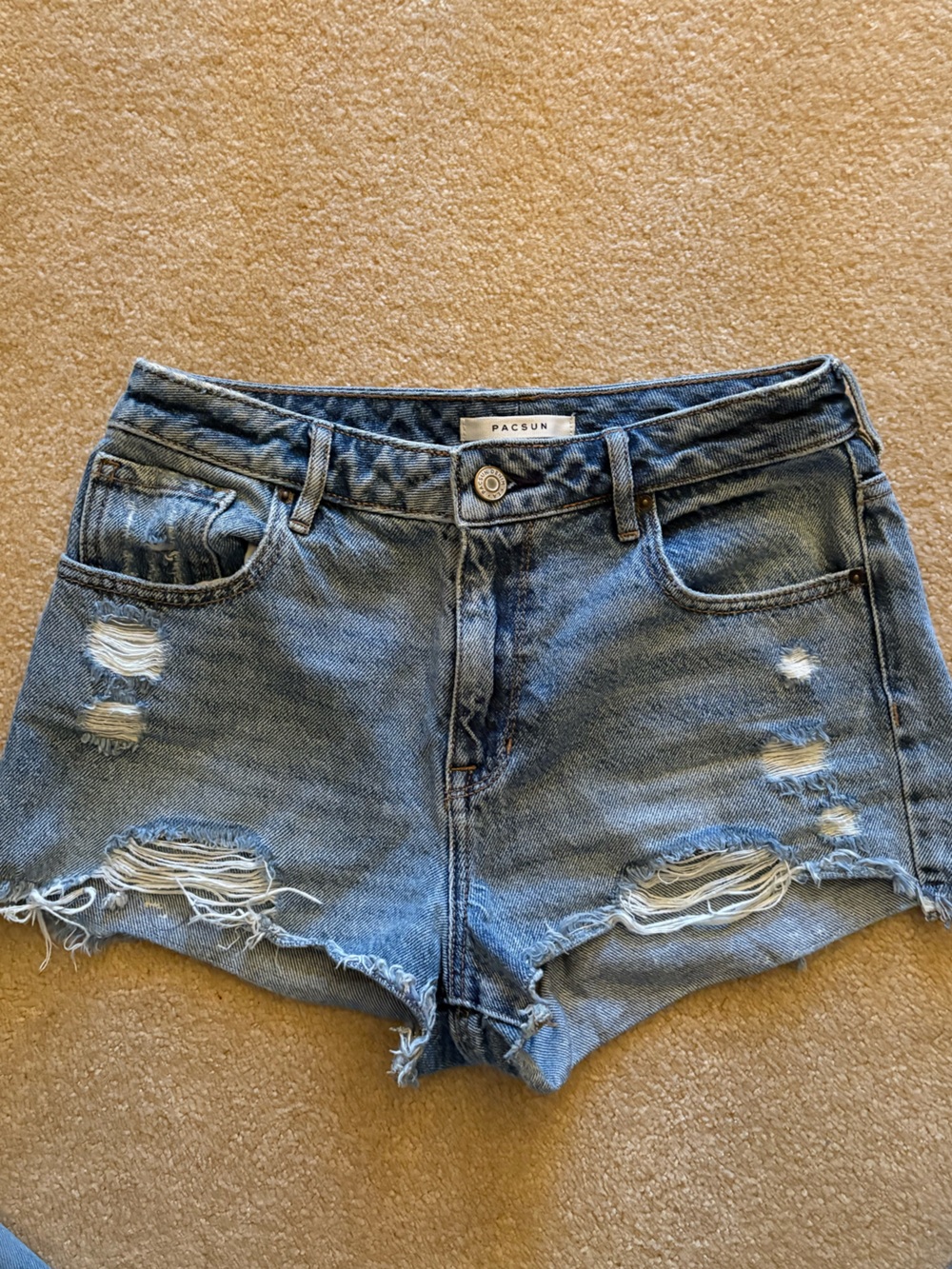 PacSun High Rise Festival Jean Shorts